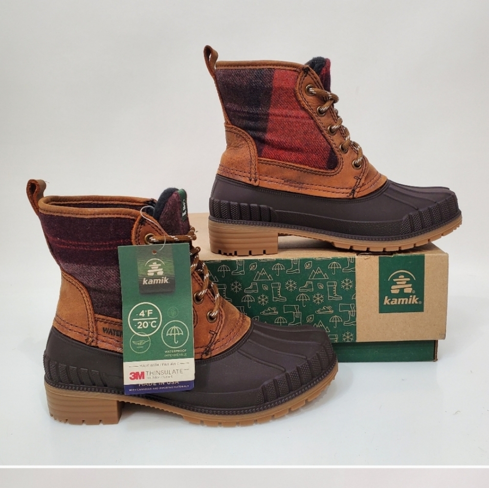 NEW Kamik Sienna Mid Waterproof Thinsulate Boots